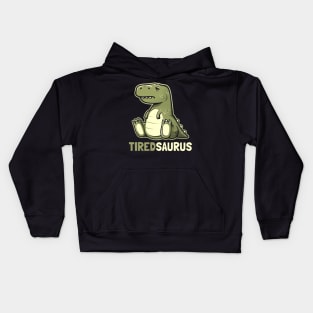 tired-saurus Kids Hoodie